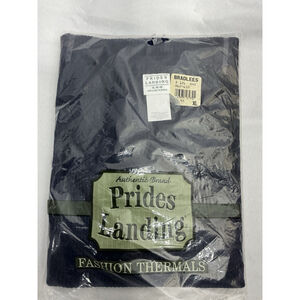 Mens Prides Landing XL Thermal Shirt Long Sleeve Blue NWT